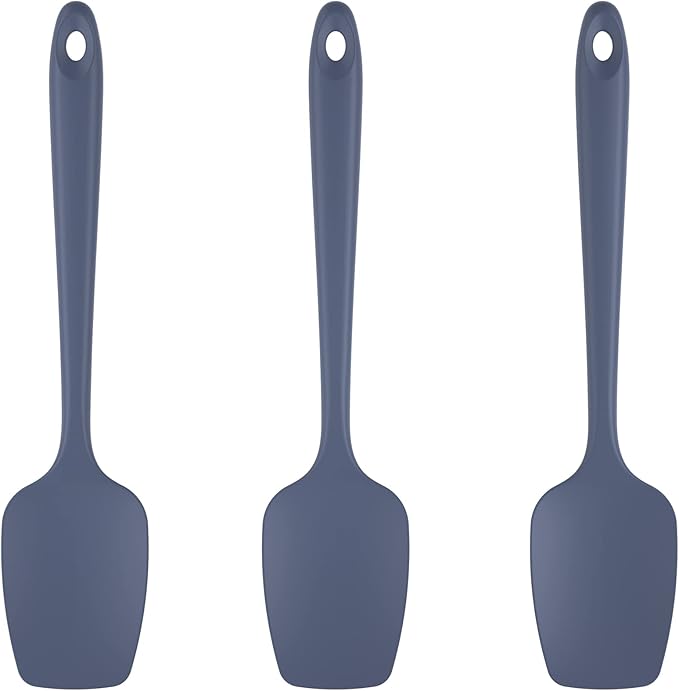 U-Taste Silicone Spoon Spatula Set, 600ºF High Heat Resistant Food Grade by U-Taste