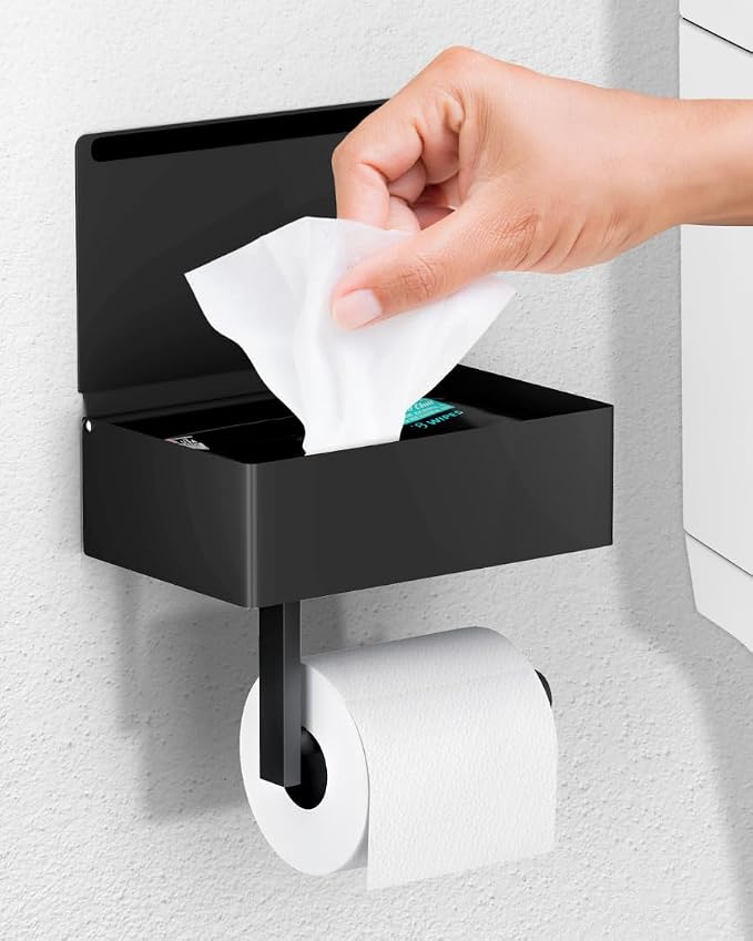 Day Moon™ - Toilet Paper Holder - Modern Roll Holder by DayMoonDesigns