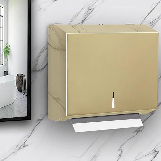 Comercial Paper Towel Dispenser Wall Mount, Stainless Steel Hand Towel Dispenser - Image 4
