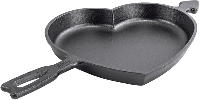 Lodge Seasoned Cast Iron Heart Skillet - Image 3