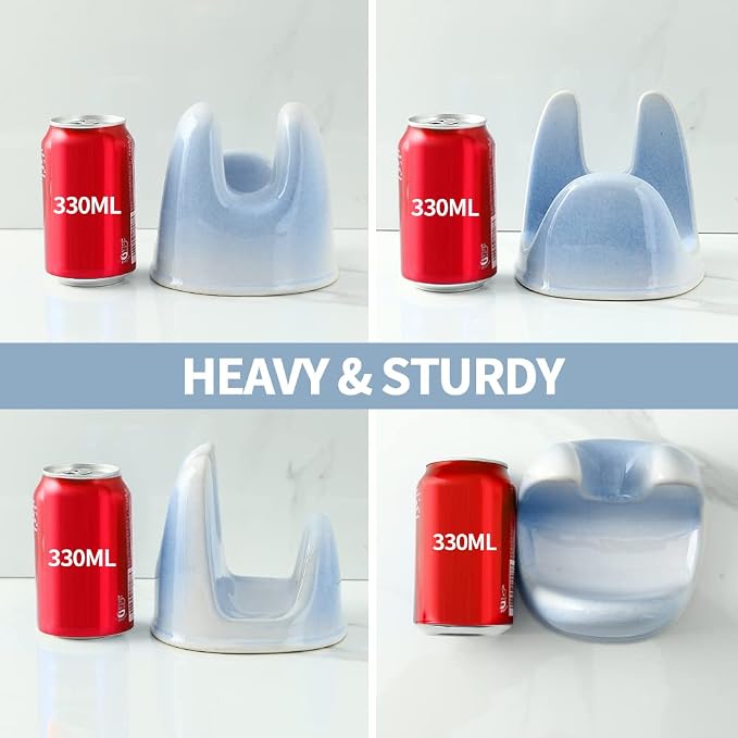Nihow Pot Lid Holder: Stable Ceramic Pan Lid Holder - Image 5