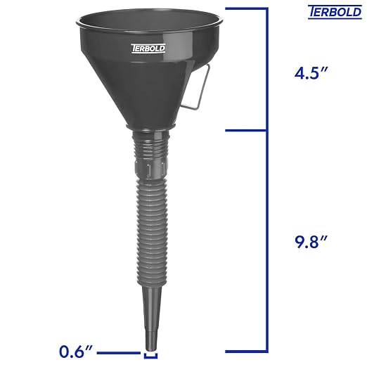 Automotive Flex Funnel with Hose | Wide Mouth Flexible Oil Funnel - Image 2