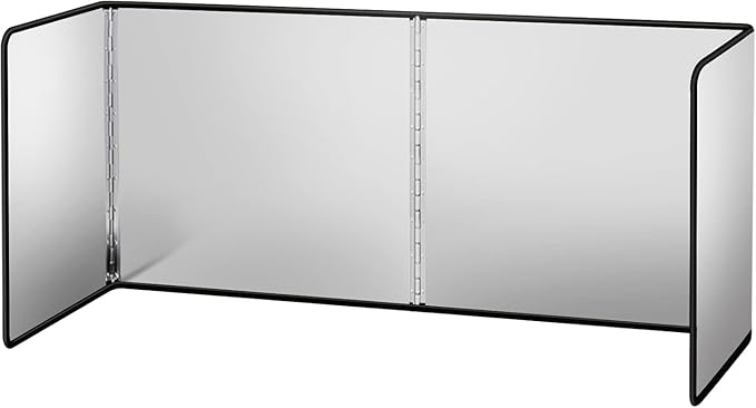 4 Sided Foldable Splatter Guard, Stainless Steel Grease Splatter Screen by Unknown