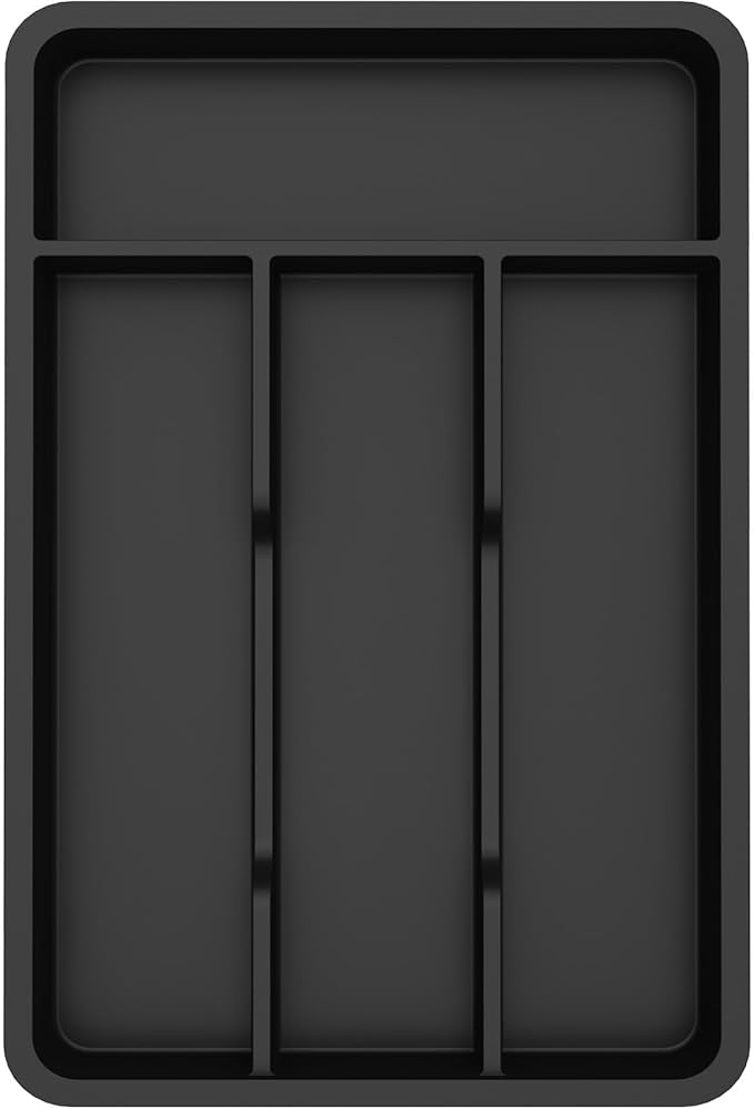 Lifewit Silverware Drawer Organizer Tray, Plastic Cutlery Storage by Lifewit