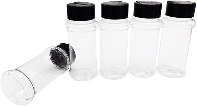 OJYUDD 16 Pack 3.4oz/100ml Plastic Spice Bottles Set, Empty Seasoning Containers - Image 8