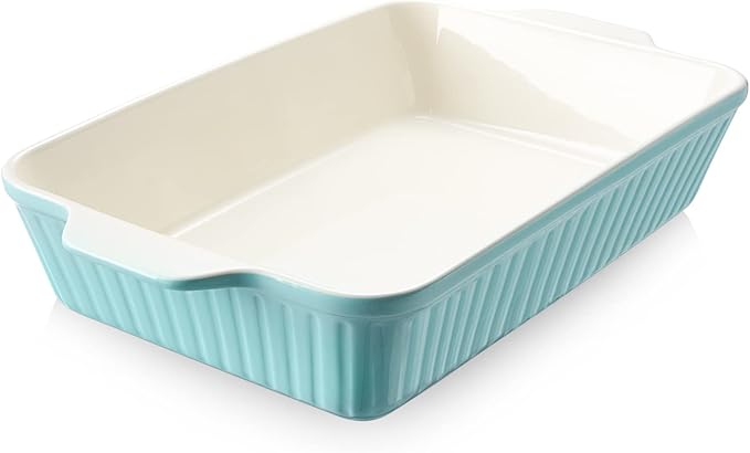 DOWAN 9x13-inch Baking Dish, Deep Casserole Dishes by DOWAN