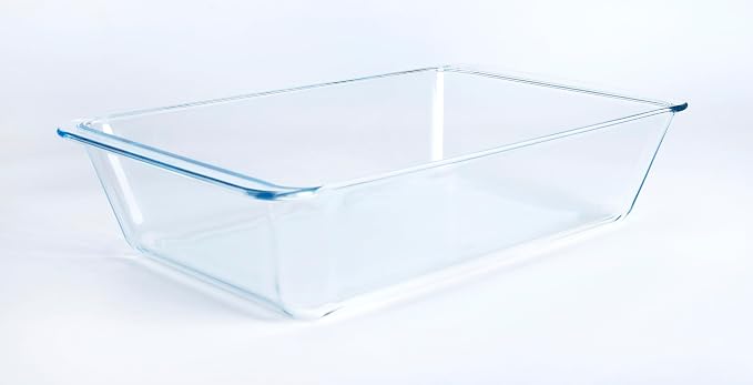 Deep Clear Glass Baking Dish, Rectangular Tempered Glass Baking Pan, The - Image 6