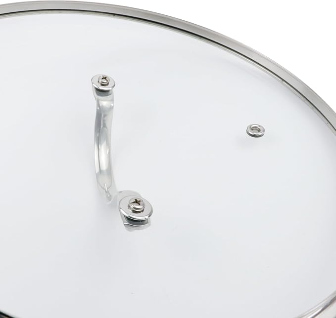 Antrader Tempered Glass Lid, 10.5Inch Cookware Glass Replacement Lid - Image 5