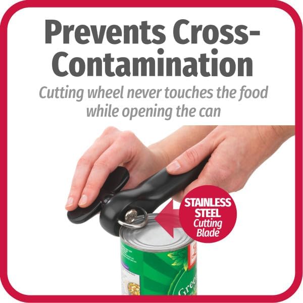 Good Cook Can Opener, Safe Cut Manual Can Opener, no Sharp Can Edges - Image 2