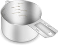 1PCS 3/4Cup Single Measuring Cup, Etched Inner Scale Stainless Steel Measure by BERYLER