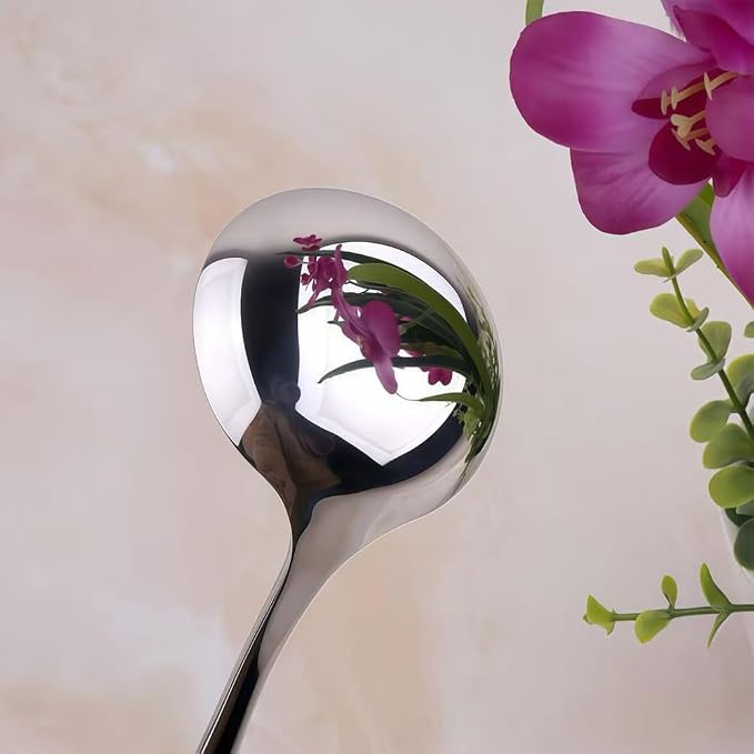 Small Ladle, 304 Stainless Steel Small Gravy Soup Serving Ladle - Image 6