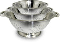 ExcelSteel Colander Set Stainless Steel | Nesting Design | Mirror Polished | by EXCELSTEEL