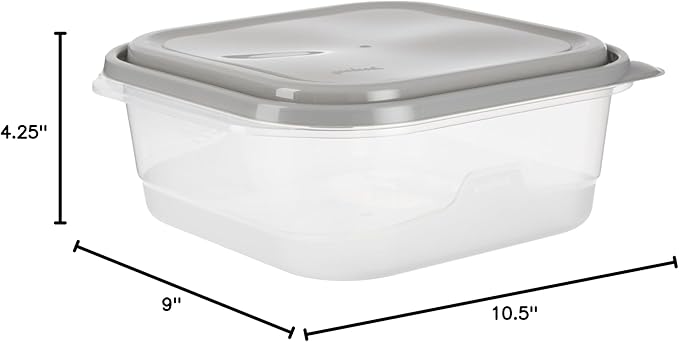GoodCook EveryWare Extra Large Square Food Storage Container, 2 Pack, BPA Free - Image 9