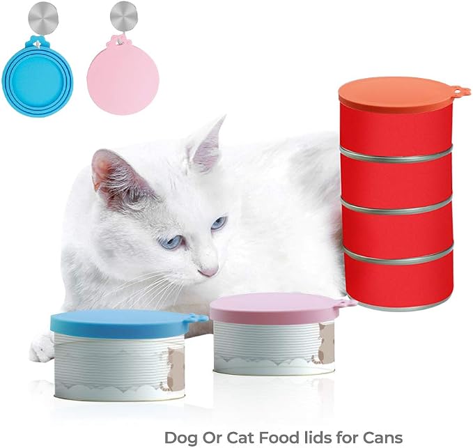 Yobbai 6 packs Pet Food Can Lids, Food Safe BPA-Free & Dishwasher Safe - Image 7