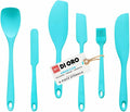 DI ORO 6-Piece Silicone Spatula Set by DIORO