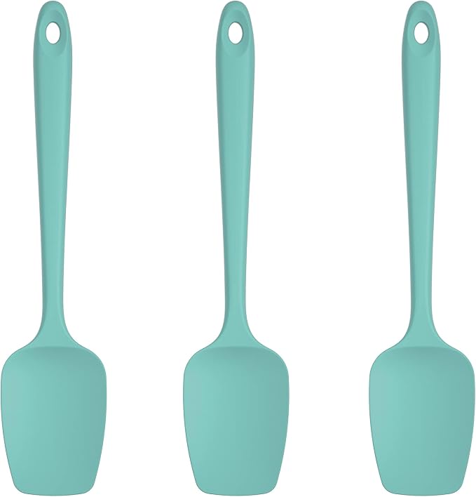 U-Taste Silicone Spoon Spatula Set, 600ºF High Heat Resistant Food Grade by U-Taste