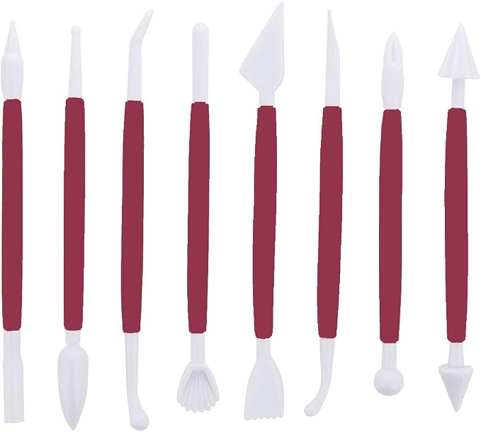 ScivoKaval Marshmallow Fondant Cake Decorating Hand Tool 12 Pcs 5 Sets - Image 2