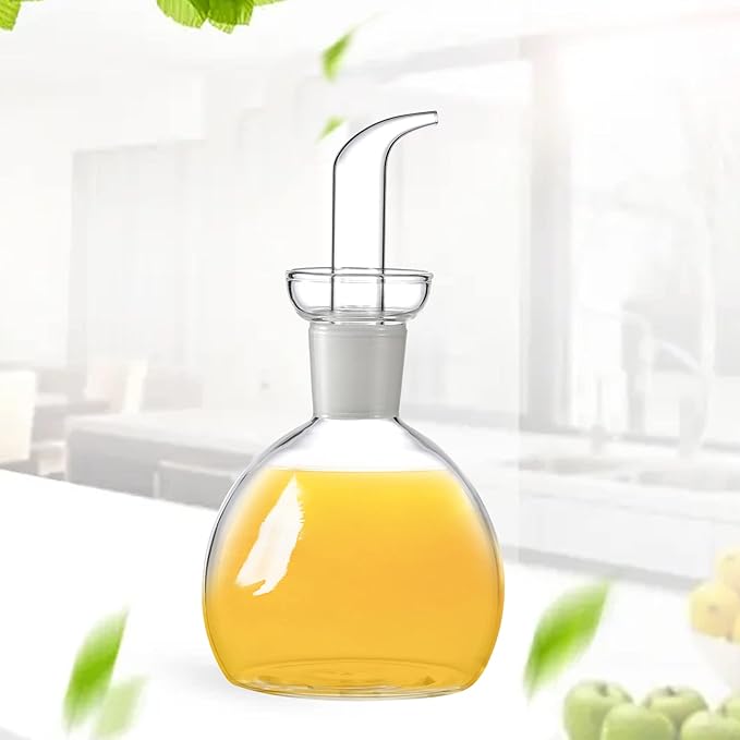 ELETON 8 oz Olive Oil Dispenser Bottle Glass - Image 4