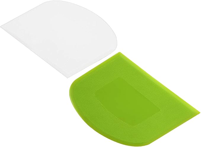 Suanyok Dough Scraper Bowl Scraper Bread Cream Cake Pizza Cutter Bench Scraper- by Suanyok