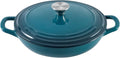 Flavehc Braiser Enameled Cast Iron Braiser 3 qt Braiser Pan by FLAVEHC