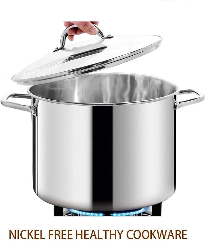 HOMICHEF 12 Quart LARGE Stock Pot - Image 3