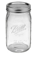 Ball Quart Jar with Silver Lid, Wide Mouth, 1 Jar by BallJar