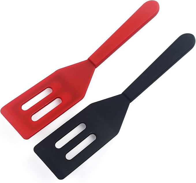 【2 Pack】Kunovo Small Spatula for Nonstick Cookware Mini Spatulas for kitchen Use by Kunovo
