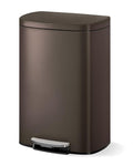 GarveeHome Stainless Steel Kitchen Trash Can, 13 Gal / 50 L Step-On Garbage Bin by GarveeHome