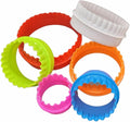 Handy Housewares 6pc Scalloped Biscuit/Cookie Dough Cutter Set, Round & Flower by HandyHousewares