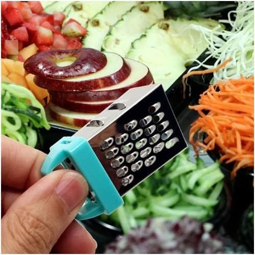 Mini Garlic Grater, Stainless Steel Cheese Ginger Vegetable Spices Small Grater - Image 4