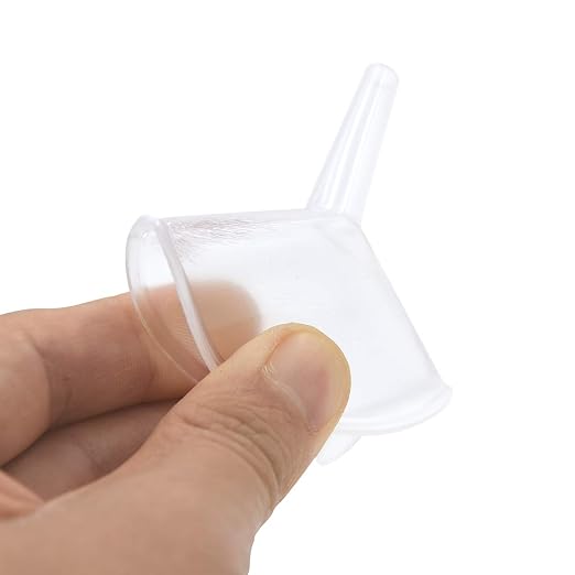 Small Funnel, 2.16inch Clear Plastic Mini Funnels - Image 3