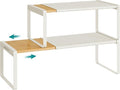 SONGMICS HOME Spice Racks, Expandable Cupboard Shelf Orgnizers, Kitchen Counter by SONGMICSHOME