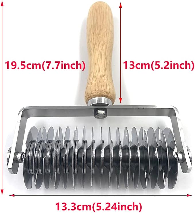 Stainless Steel Dough Lattice Roller Cutter - Image 6