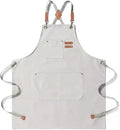 Tosewever Canvas Cross Back Chef Cotton Aprons by Tosewever