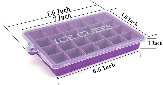 TAO CICADA Ice Cube Tray, 3 Pack Silicone Ice Cube Molds, Ice Cube Trays - Image 2