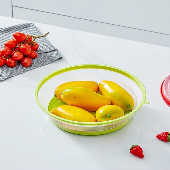 Collapsible Microwave Splatter Cover, 10.5 Inch, Dishwasher-safe, Microwave - Image 4