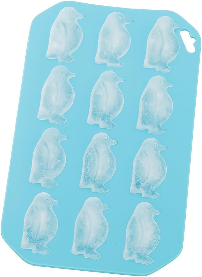 HIC Kitchen Silicone Penguin Ice Tray, Each Tray Makes 12 Penguins - Image 5