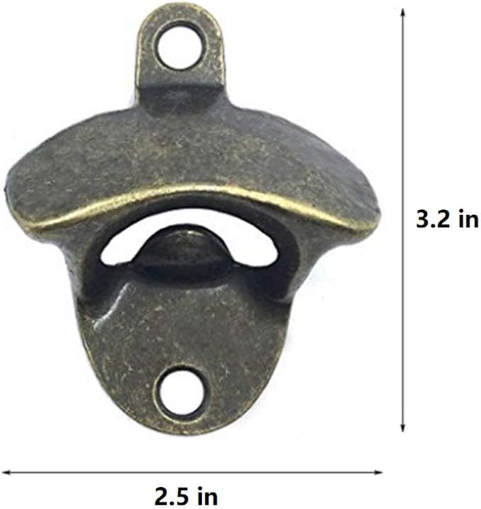 ANSLYQA 20 Pack Bottle Opener Wall Mounted, Vintage Beer Bottle Opener - Image 4