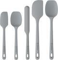 ChefAide 5 Pieces Silicone Spatula Set, Food Grade Rubber Spatula, Upgrade by ChefAide