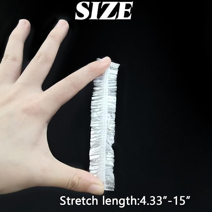 GXXMEI 300PCS Fresh Keeping Bags Food Covers Disposable Elastic Food Storage - Image 2