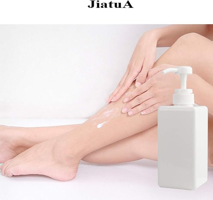 Pump Bottle, Refillable Plastic Empty Lotion Soap Dispenser Liquid Container - Image 8
