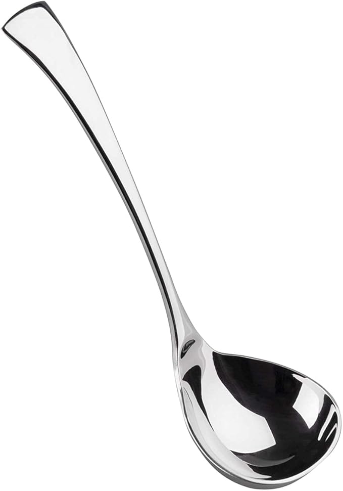 IMEEA 7.6-Inch Small Serving Ladle, 18/10 Stainless Steel Gravy Spoon by IMEEA