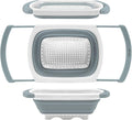 Qimh Collapsible Colander | Over The Sink Silicone Kitchen Strainers and by Qimh