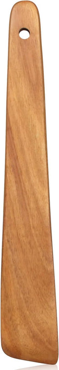 Flat Wooden Spatula for Kitchen Utensil Spurtle Kitchen Tool Turner Teak Wood by Ayiaren