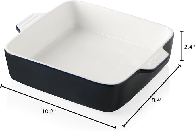 Sweejar Ceramic Baking Dish, 8 x 8 Cake Baking Pan - Image 5