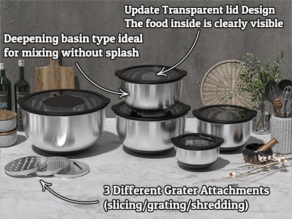 Mixing Bowls with Lids Set - Image 8
