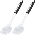 Amazer Dish Brush with Handle, 2 Pack Kitchen Scrub Brushes by Amazer