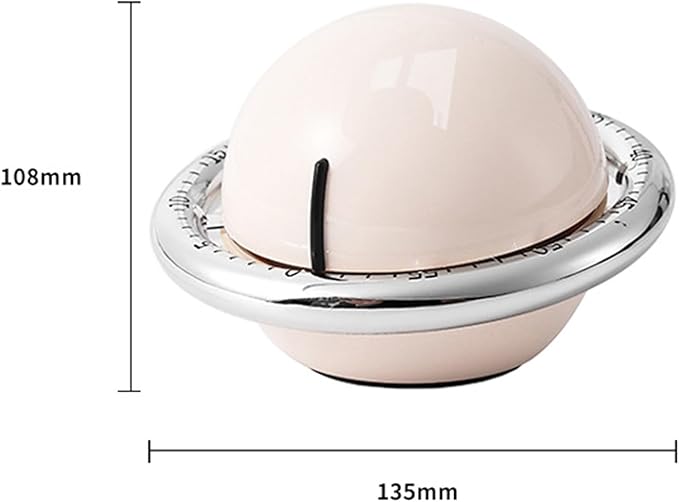 Mechanical Kitchen Timer, Cute Wind Up 60-Minute Manual Countdown - Image 6