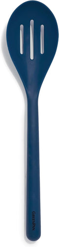GreenPan Platinum Silicone Slotted Spoon, Oxford Blue by GreenPan