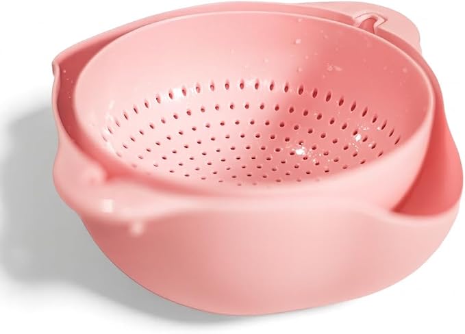 Kitchen Pro Double Rotatable Colander, Kitchen Sink Drainer - Image 2